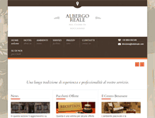 Tablet Screenshot of hotelreale.com